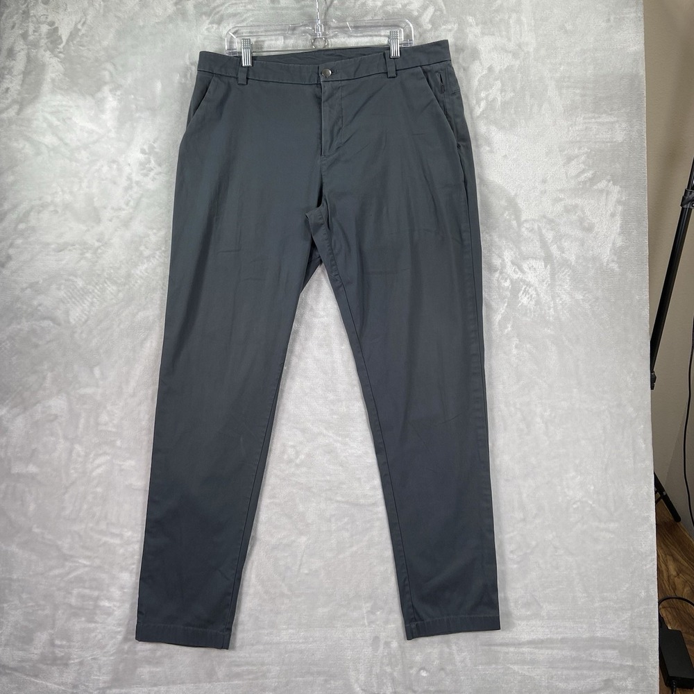 Lululemon Pants Mens 36x32 Commission Classic Fit Performance Chino Minimal Gray